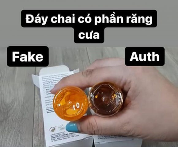 Ph&acirc;n biệt serum Balance Auth &ndash; Fake