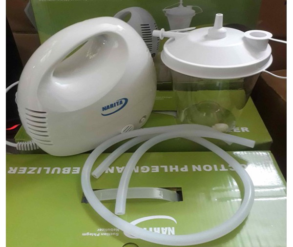 M&aacute;y x&ocirc;ng h&uacute;t mũi họng Narita 2 trong 1