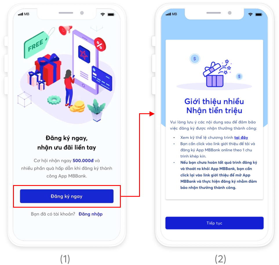 Hoặc bấm Đăng K&yacute; Ngay nếu m&agrave;n h&igrave;nh n&agrave;y hiện ra